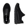 Remonte Platform Front Zip Shoe - Black Leopard